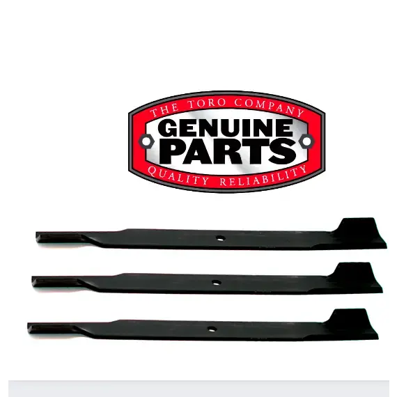 Set Of 3 Toro 50-Inch Timecutter Standard Blades (115-5059-03 / 79016P) For 2011+ Models 1