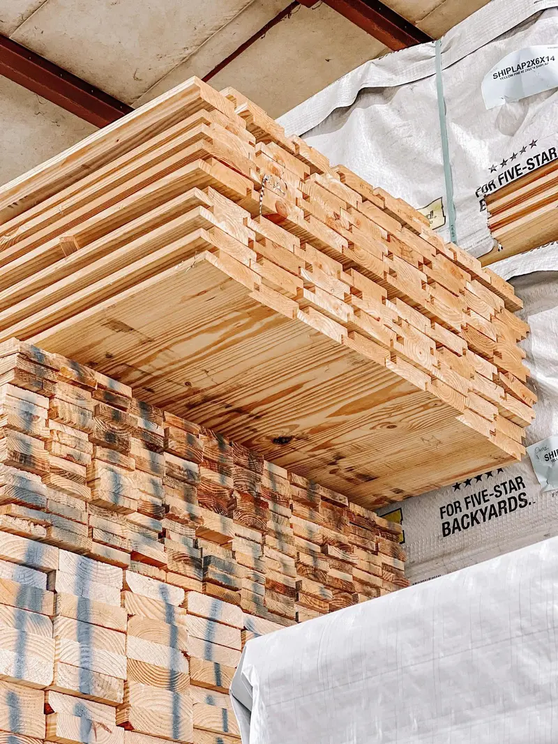 Shiplap Wall Cladding – 2X6X14' Bundle (64 Pieces) For Large-Scale Projects 1