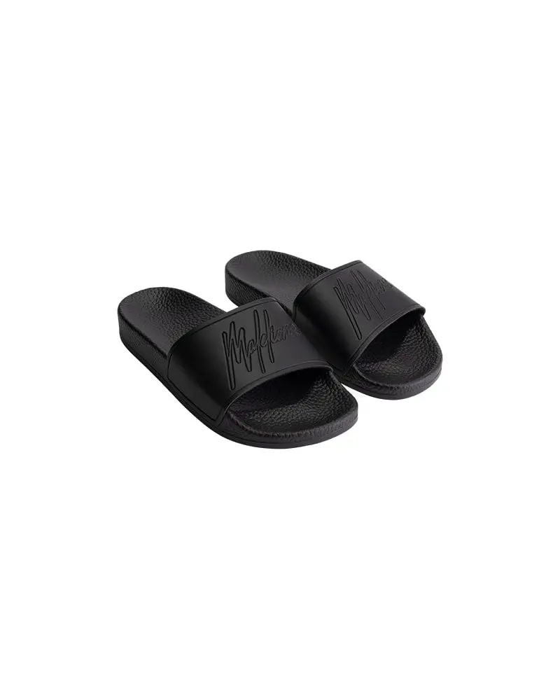 Signature Slide Sandals In Black 1