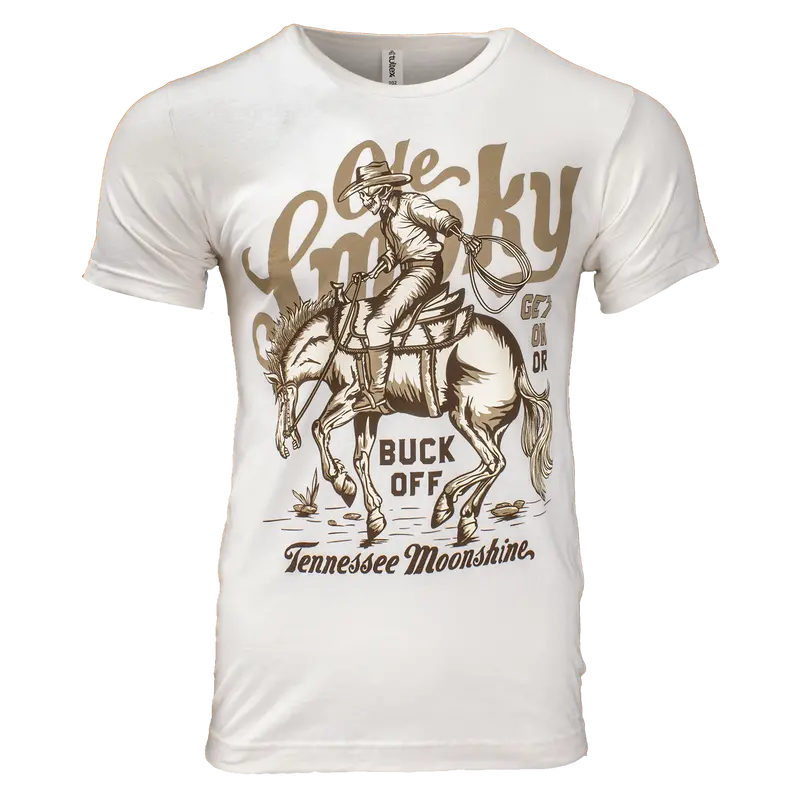 Skeleton Cowboy Graphic T-Shirt 1