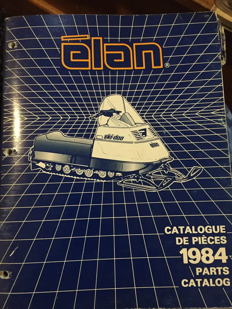 Ski-Doo Elan Factory Service Parts Catalog 1
