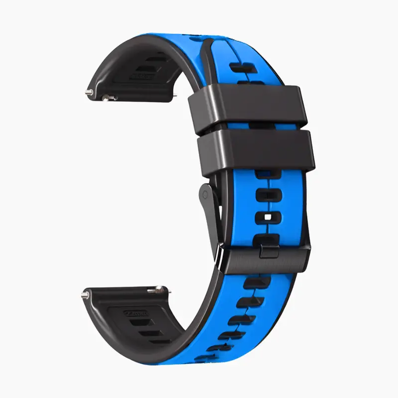 Sky Blue Fortress-Design 22Mm Watch Band #2 1