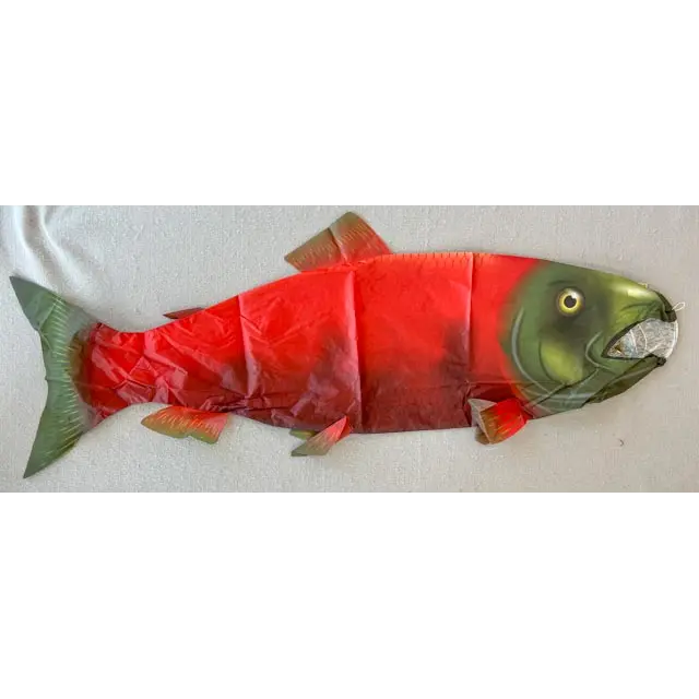 Sockeye Salmon Windsock – 48-Inch Outdoor Decor 1