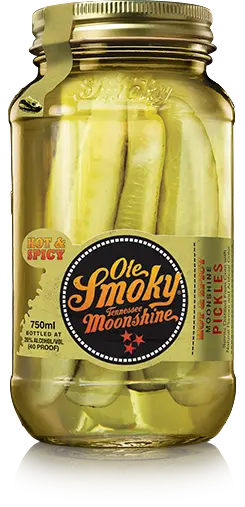 Spicy Moonshine Pickle Jar 1