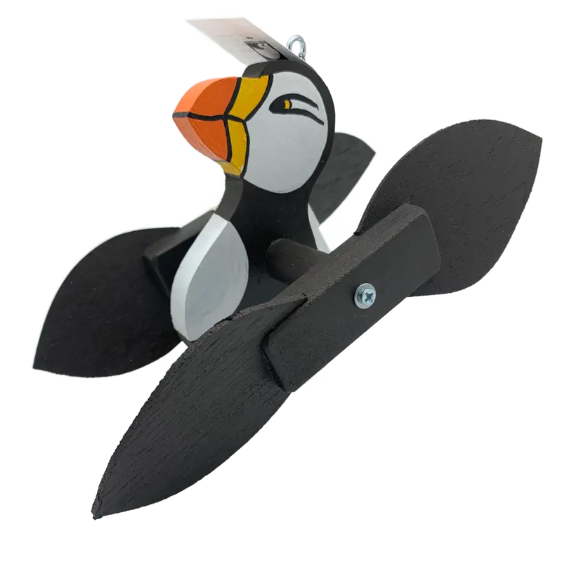 Spinning Puffin Whirligig Wind Toy 1