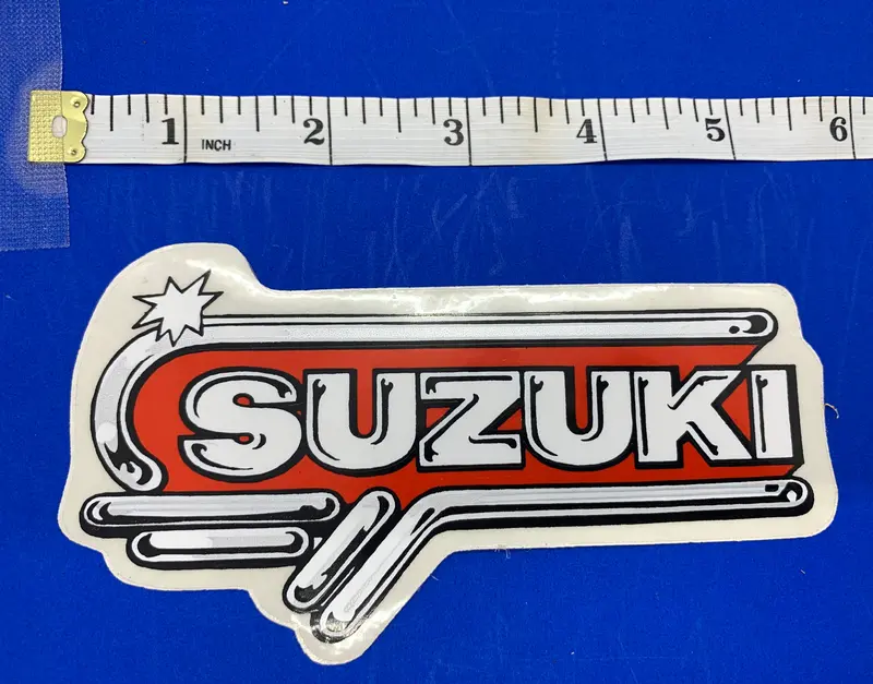 Suzuki 6-Inch Universal Motorcycle Sticker 1