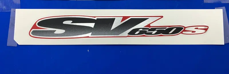 Sv650S Fairing Badge Emblem 1