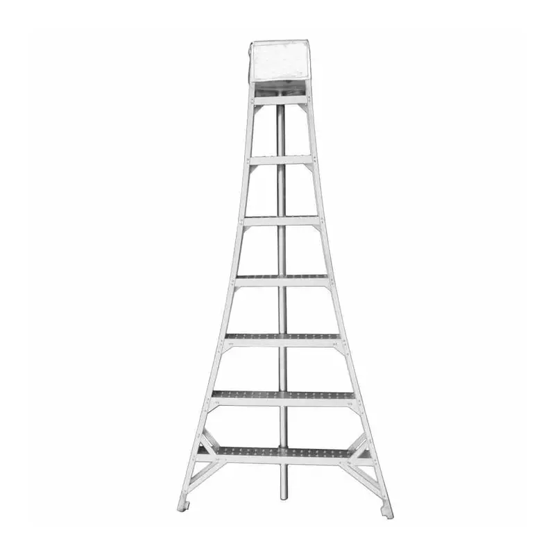 Tallman Aluminum Orchard Ladder – Lightweight Tripod Design 1