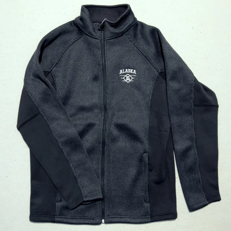 Textured Coarse-Weave Outdoor Jacket – Alaska Inspired 1