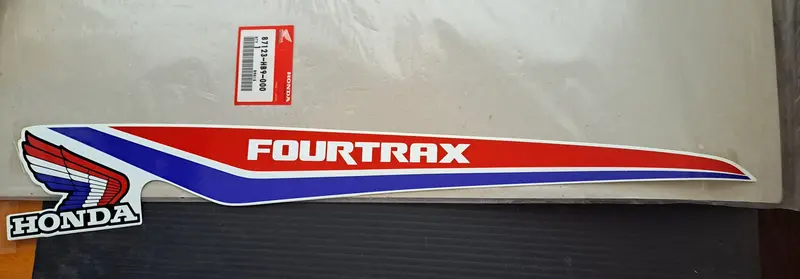 Trx250R Front Fender Graphic Decal 1