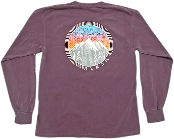 Van Gogh-Inspired Alaska T-Shirt – Artistic Northern Landscape 1