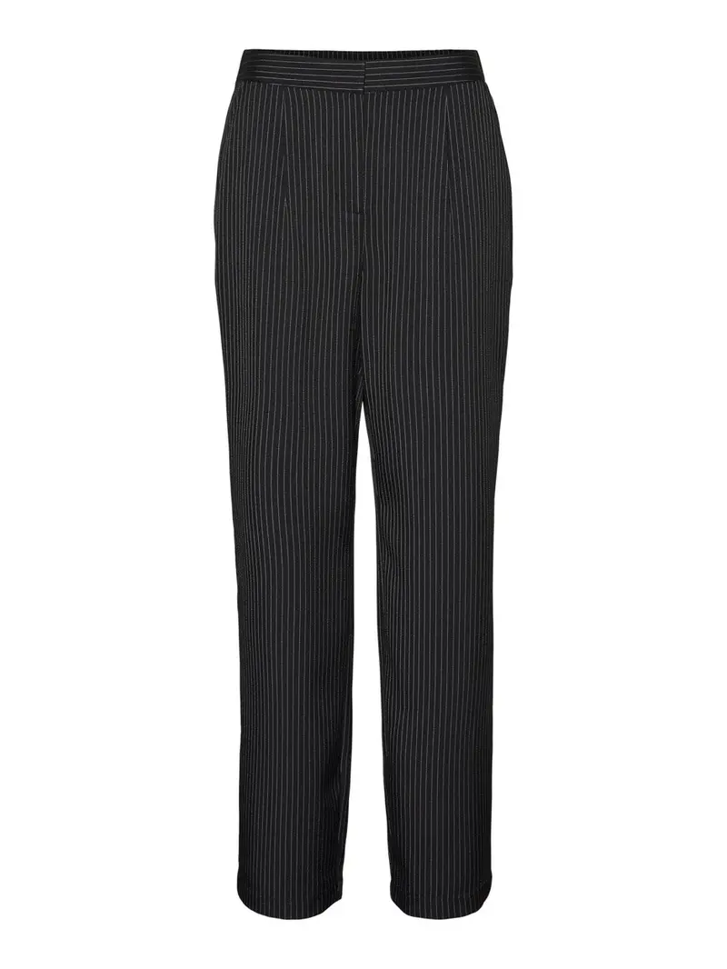 Vim & Vigor Nellie Tailored Stretch Trousers – Black Denim 1