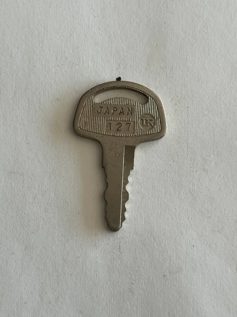 Vintage Japanese Motorcycle Key – Model #127 1