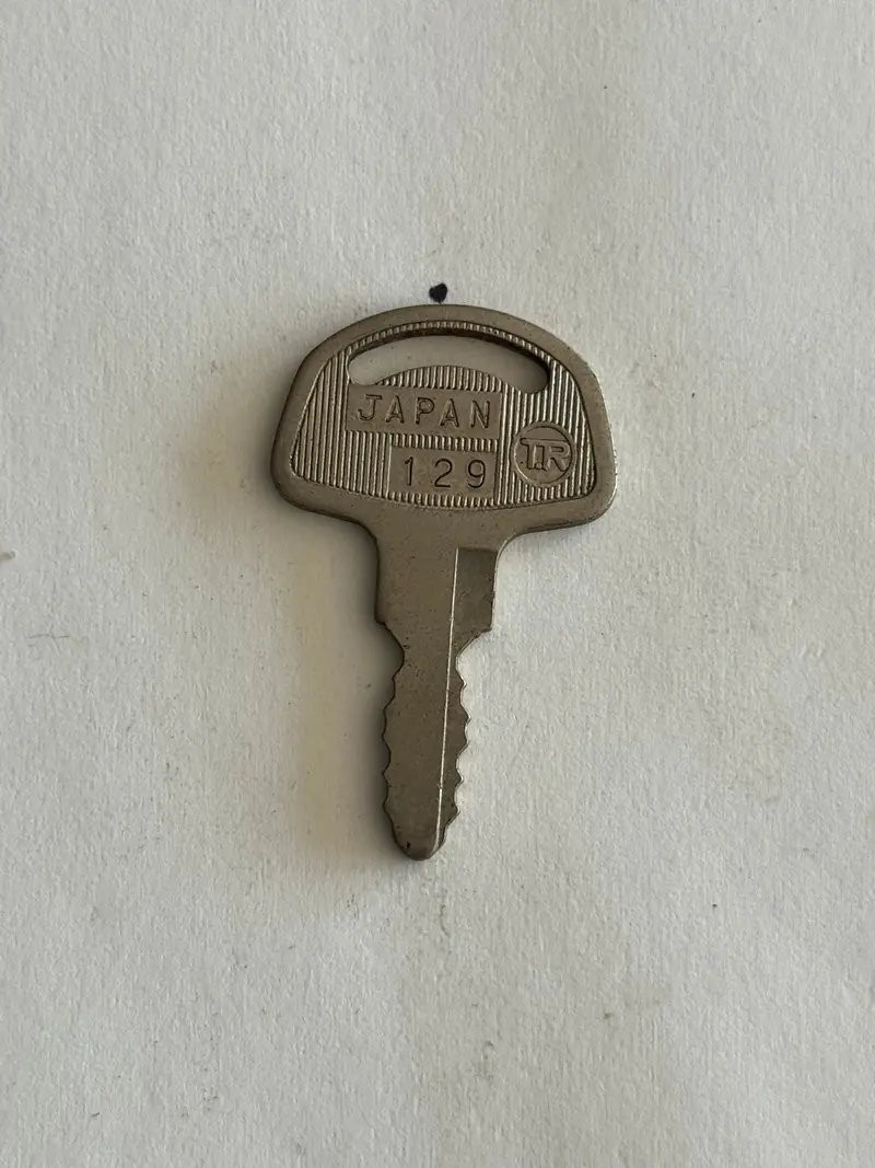 Vintage Japanese Motorcycle Key – Model #129 1