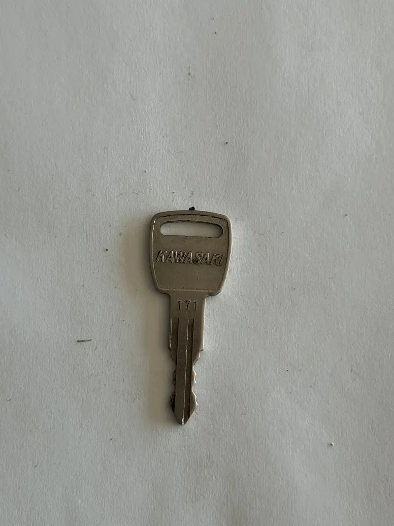 Vintage Kawasaki Motorcycle Key – Model #171 1