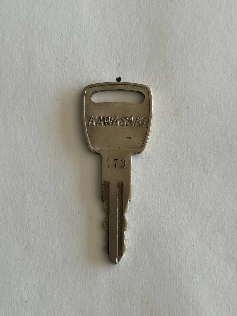 Vintage Kawasaki Motorcycle Key – Model #173 1