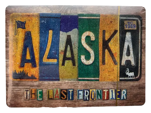 Vintage Strips Alaska License Plate Playing Cards – Full Deck 1