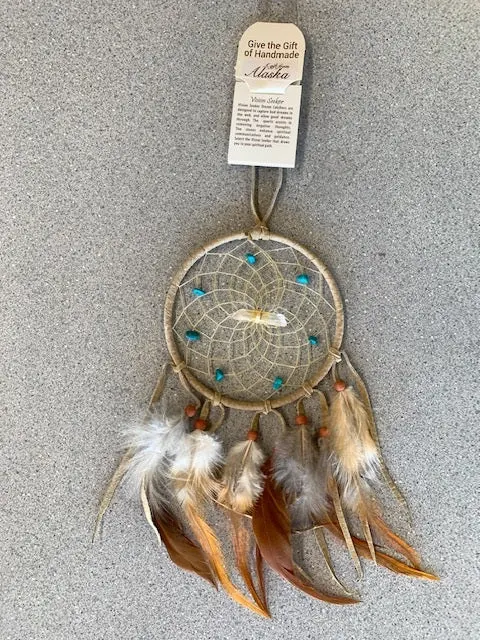 Vision Seeker Mini Dream Catcher – 4-Inch Diameter 1