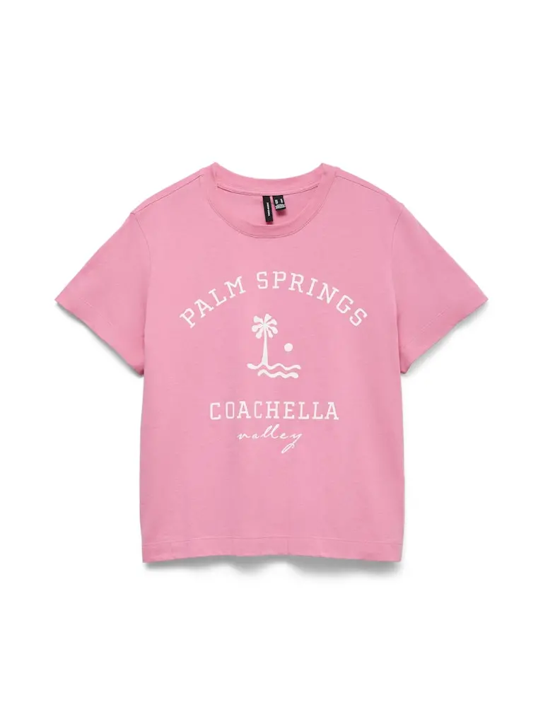 Vmciara Mette Box-Cut Top – Pink 1