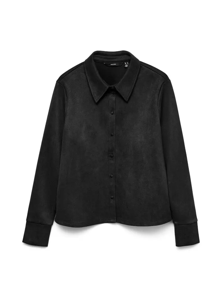 Vmkreta Brown Lightweight Long-Sleeve Shirt – Effortless Minimalist Style 1