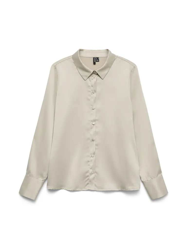 Vmmerle Long-Sleeve Woven Shirt For Women – Sand 1
