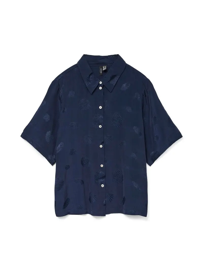 Vmtrille Three-Quarter Sleeve Shirt – Navy 1
