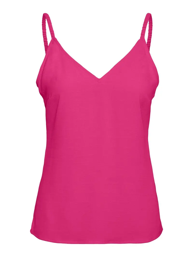 Vmutyra Neon Pink Woven Singlet Top 1