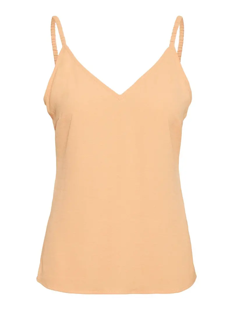Vmutyra Orange Woven Singlet Top 1