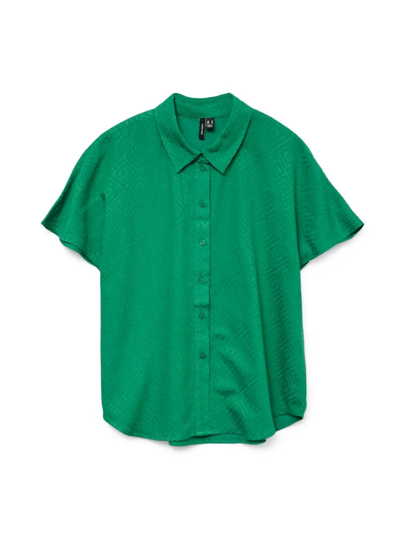 Vmvilna Relaxed Fit Short-Sleeve Shirt – Green 1