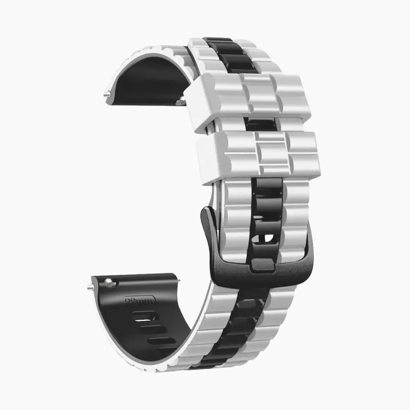 White Terragrip Traction Band For 22Mm Watches #11 1