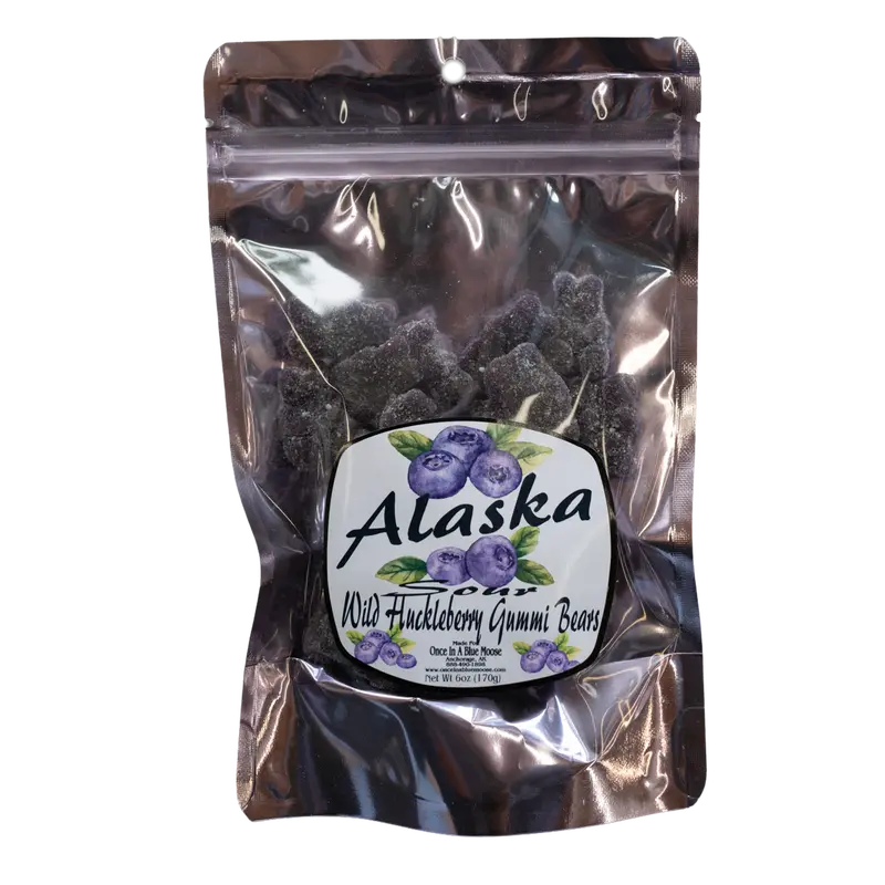Wild Huckleberry Sour Gummy Bears – 8 Oz Tart & Sweet Candy 1