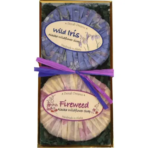 Wildflower-Themed Artisan Soap Gift Set 1