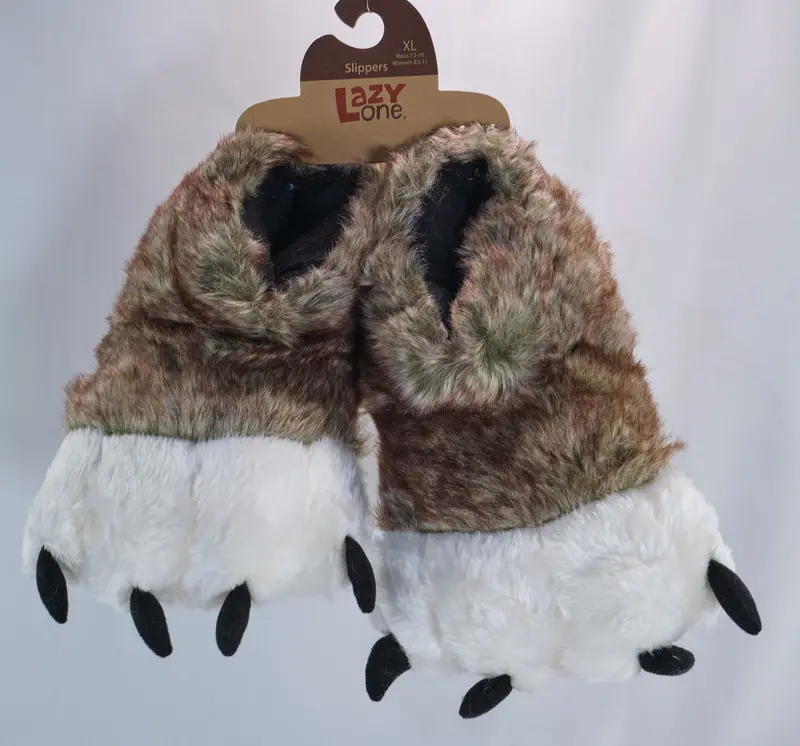 Wolf Paw Design Adult Slippers 1