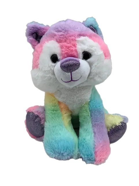 Wolf Rainbow Sherbet Plush (10.5 Inches) 1