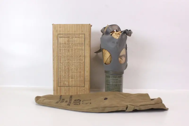 Wwii-Era U.S. Non-Combatant Gas Mask — Mia2-1-1 Specification 1