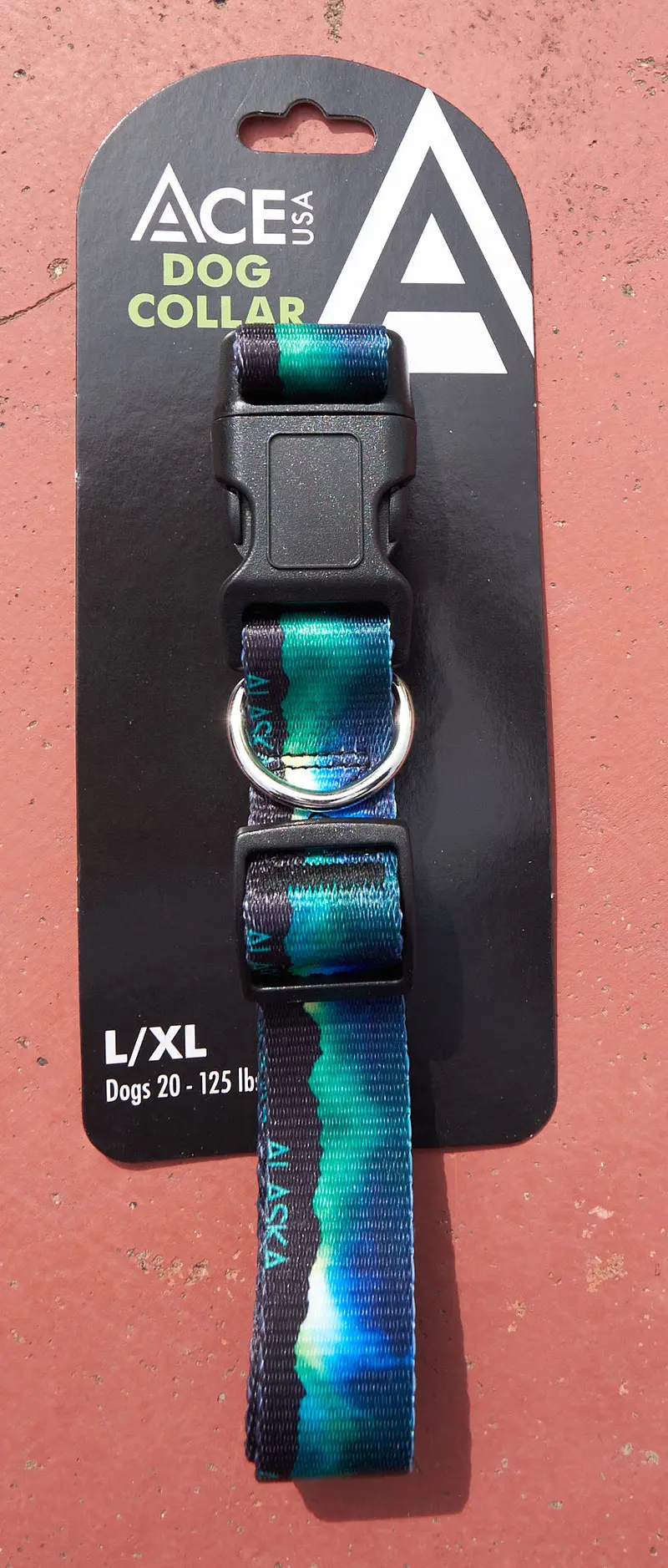 Xl Northern Lights Dog Collar With Aurora Print 1