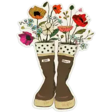 Xtratuf Boots Wildflower Decal Sticker 1
