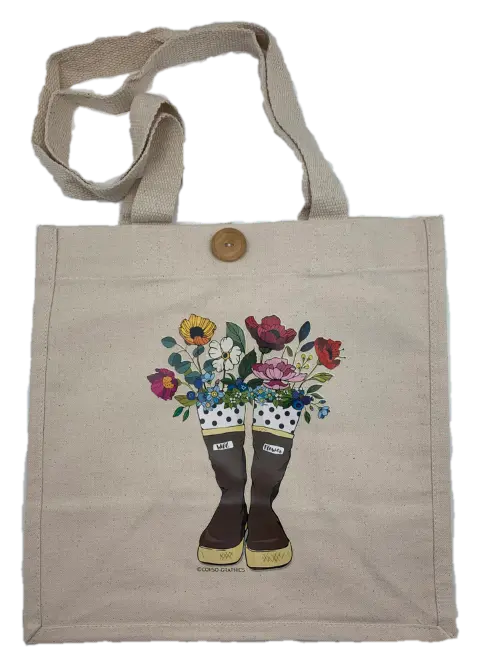 Xtratuff Boots Bouquet Tote – Alaska-Themed Bag 1