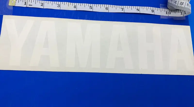 Yamaha 12-Inch Large Format Motorcycle Decal 1
