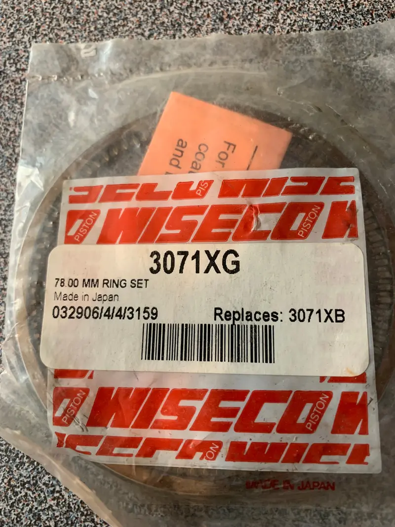Yamaha Fj1100/Fj1200 Wiseco Piston Ring Kit 1