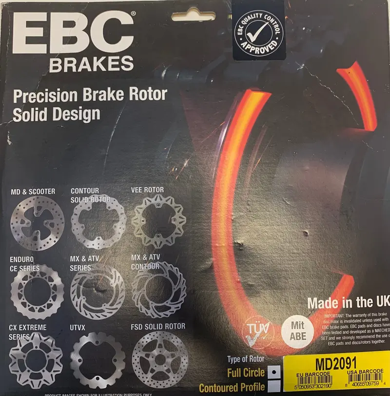 Yamaha R6 And R1 Rear Brake Rotor – High-Heat Dissipation Disc 1