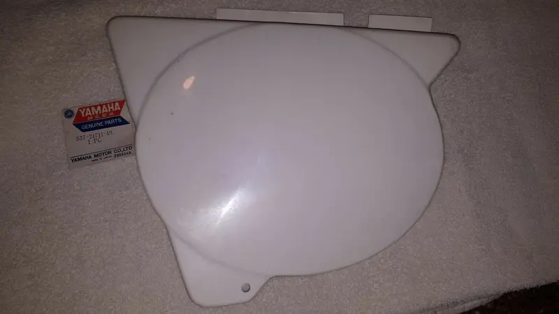 Yamaha Yz100/Yz125/Yz175 Left-Side Number Plate – Oem #537-21711-10 (1974–1979) 1