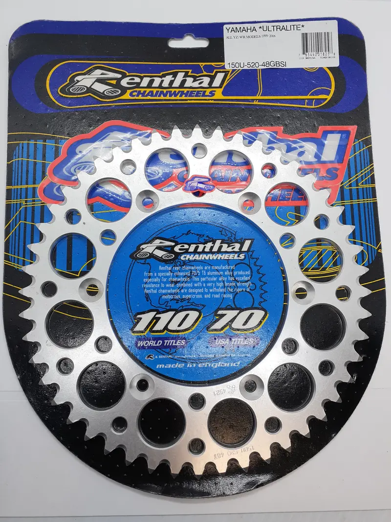 Yamaha Yz250/Wr250 Rear Sprocket – Renthal Ultralite 48T (Oem Replacement) 1