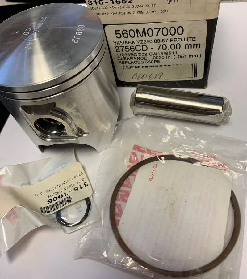 Yz250 Off-Road Motorcycle Wiseco Piston Kit 1
