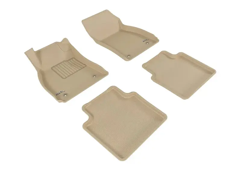 3D Maxpider L1Bc02501502 – Tan Kagu All-Weather Floor Mat Set (4-Piece) 1