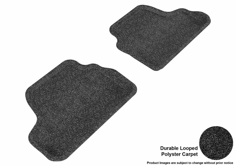 3D Maxpider L1Bm02422209 – Black Classic All-Weather Rear Floor Mat Set (2-Piece, Limited Stock) 1