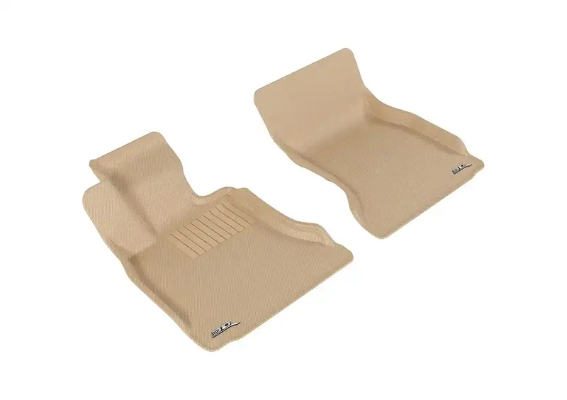 3D Maxpider L1Bm05411502 Kagu Tan Custom Floor Mat Set – Front, 2-Piece 1