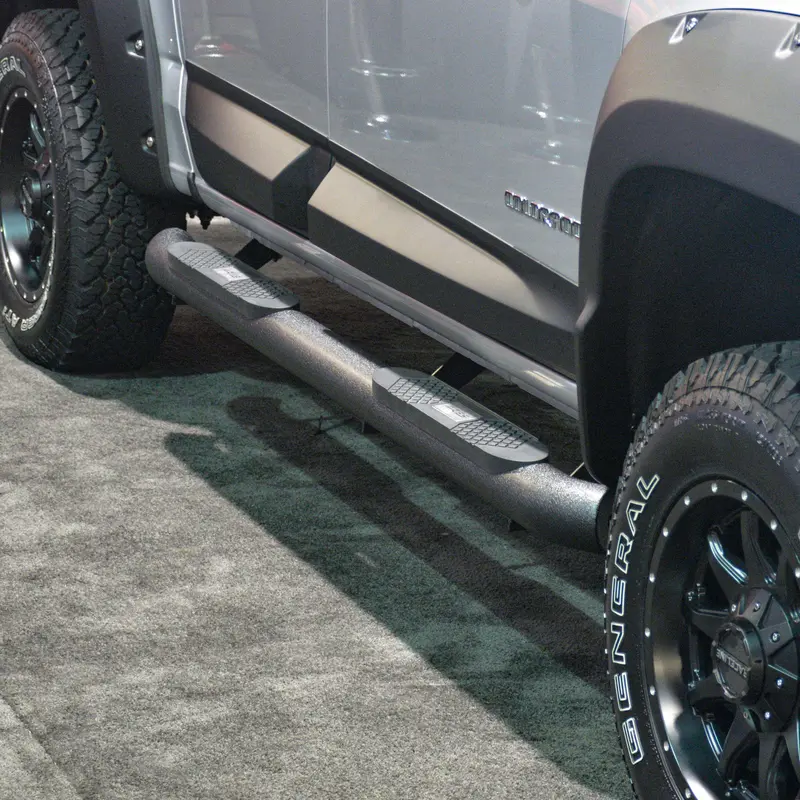 Aries Big Step Side Bars – 4-Inch Black Aluminum, Fits Chevrolet Colorado & Gmc Canyon 1