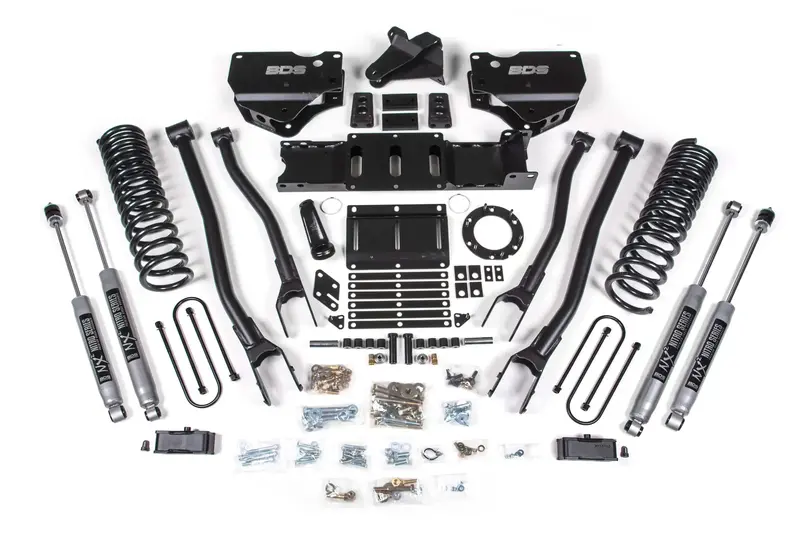 Bds Suspension Bds1671H - 19-20 Ram 3500 4In. 4-Link Diesel Engine With Overload 1