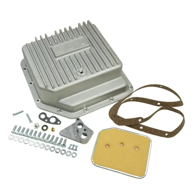 B&M 30280 High-Capacity Aluminum Transmission Oil Pan 1